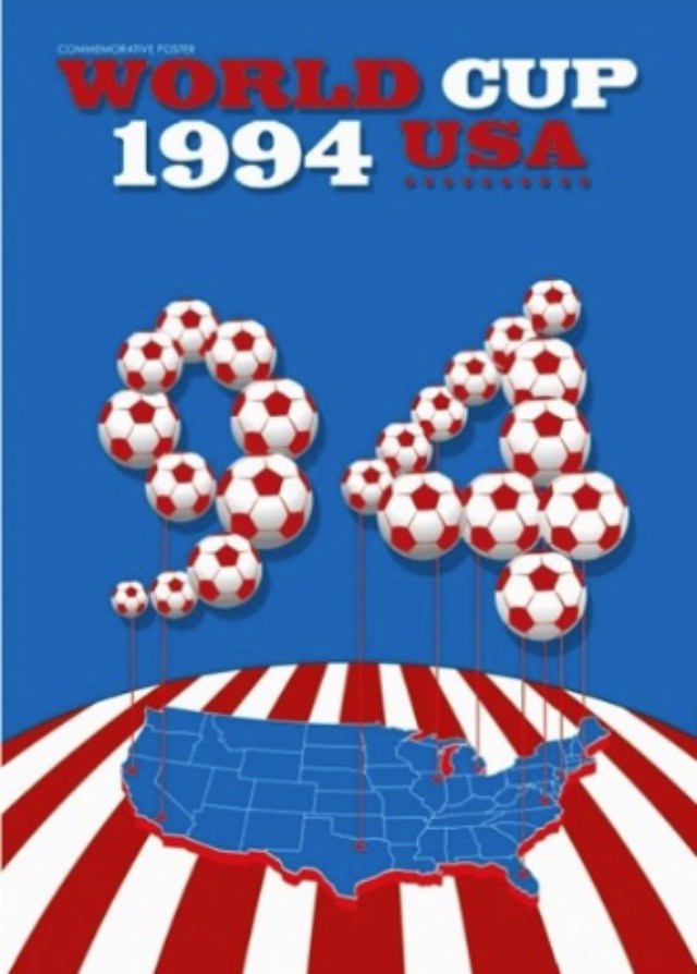 Poster del Mundial de Fútbol USA 1994