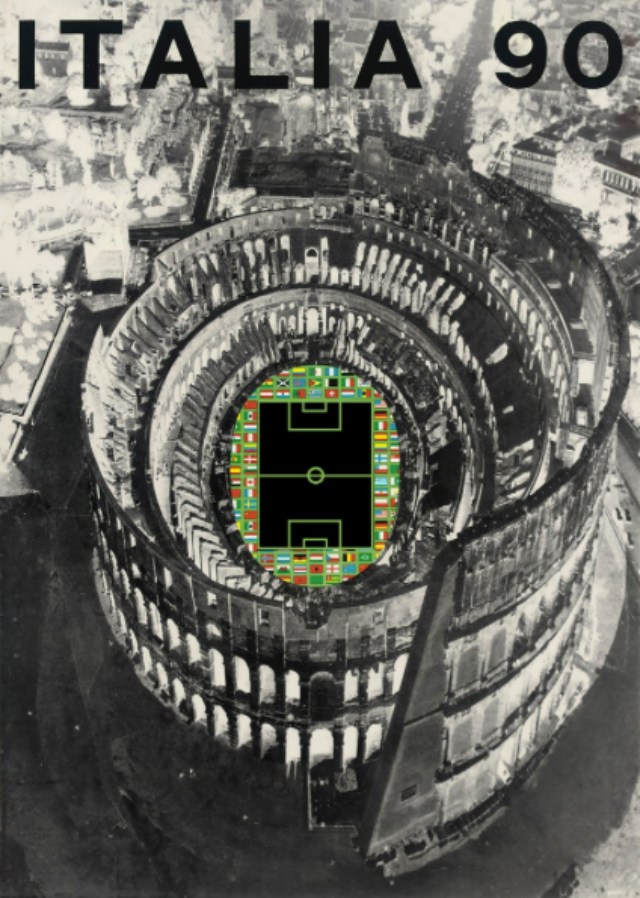 Poster del Mundial de Fútbol Italia 1990