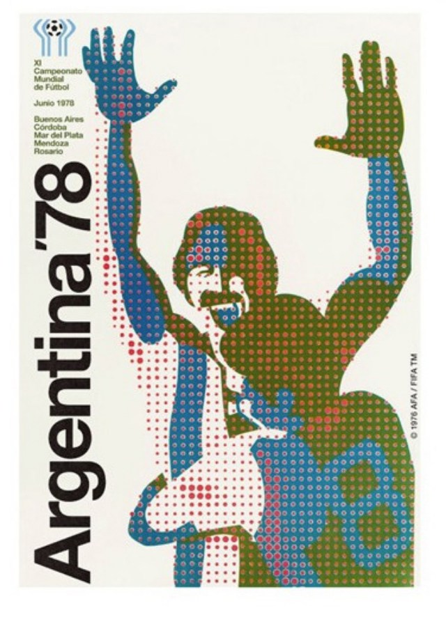 Poster del Mundial de Fútbol Argentina 1978