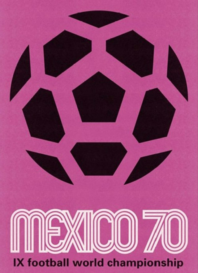 Poster del Mundial de Fútbol México 1970