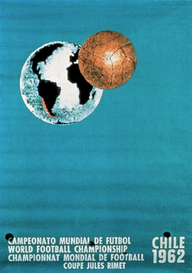 Poster del Mundial de Fútbol Chile 1962