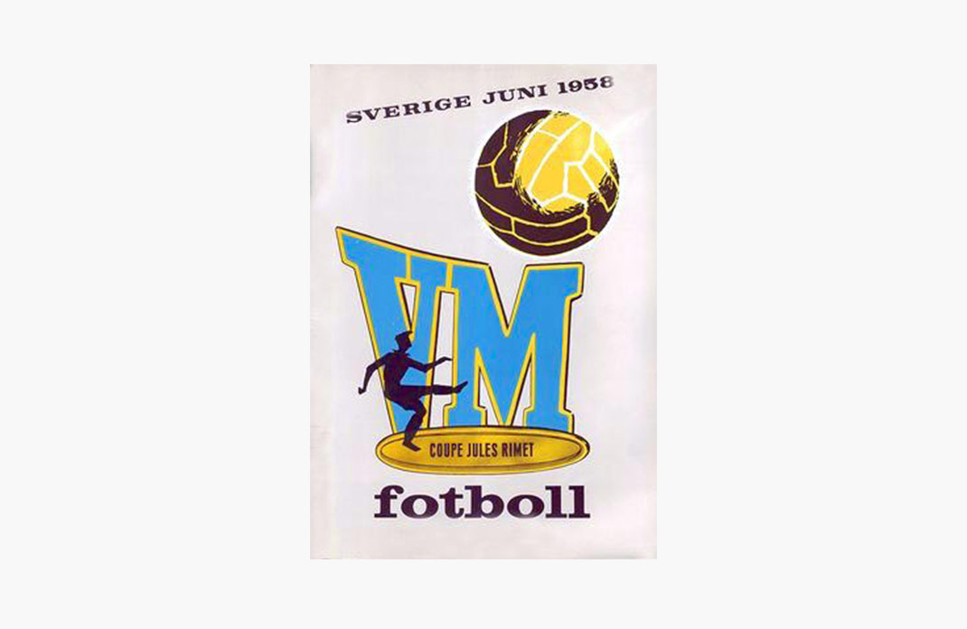 Logo del Mundial de Fútbol Suecia 1958